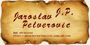 Jaroslav Pelverović vizit kartica